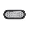 Abrams 6" Oval - 24 LED White Back Up Reverse Trailer Light TTL-O24-W